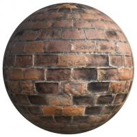 PBR texture wall bricks